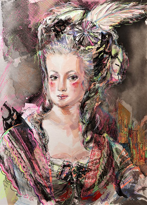 Marie Antoinette II by Antigoni Tziora