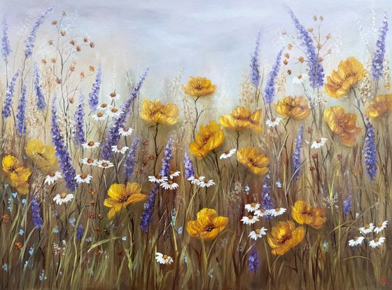 Golden Quiet - Floral Symphony colllection