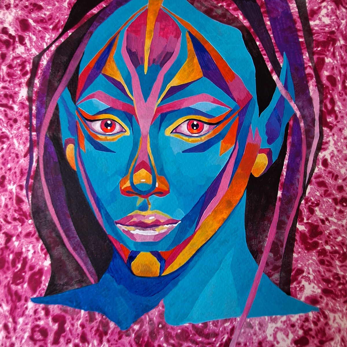 Jungle Queen By Mariia Raskin, 10 X 10, Artwork For Sale On Artfinder