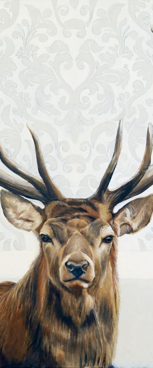 Still Life Deer by Christine Cousineau