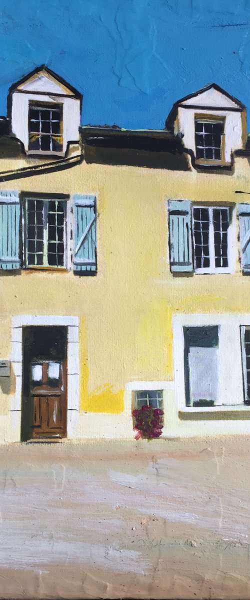 France, House In Bright Sunlight by Andrew  Reid Wildman