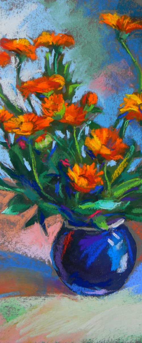 Calendula bouquet by Liudmyla Chemodanova