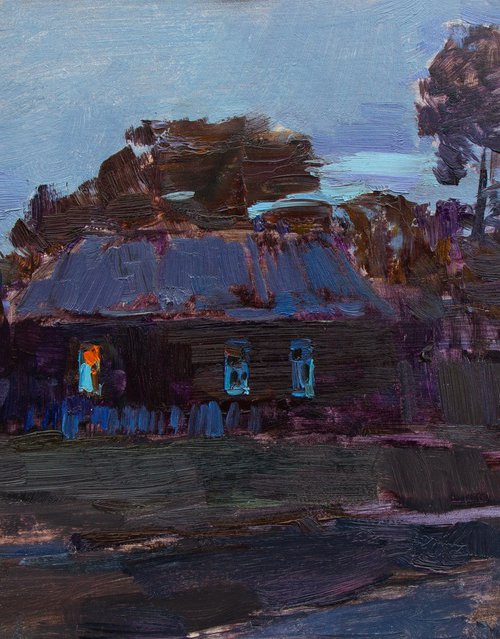 Evening in the suburbs by Aleksandr  Kryushyn