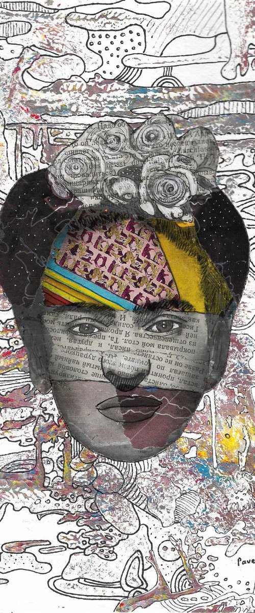 Portrait of Frida Kahlo # 65 by Pavel Kuragin