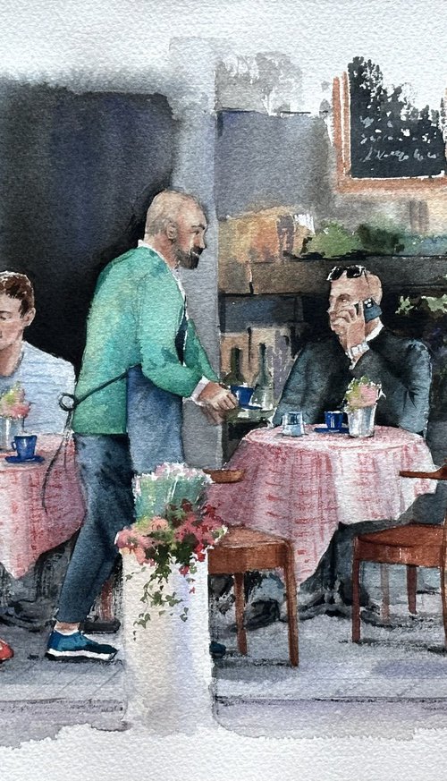 Cafe in Maribor by Yuliia Ludanova