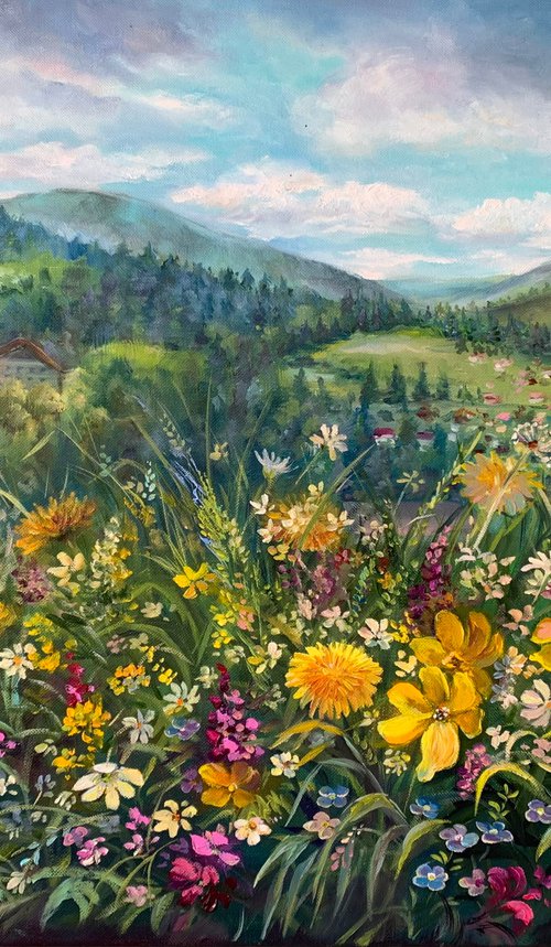Spring in the Carpathians by Olena Hontar