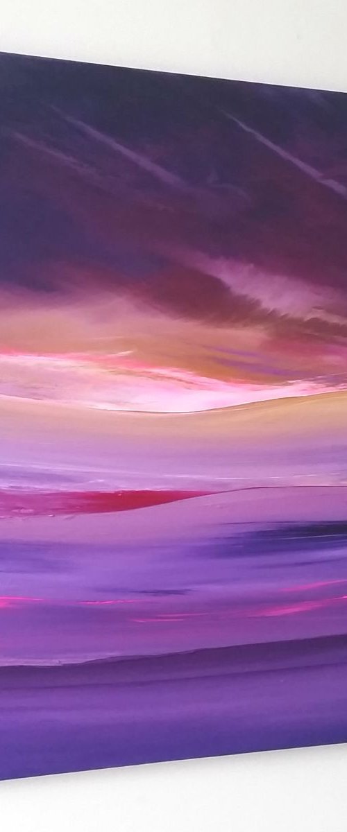 Serenity - Purple by Mel Graham