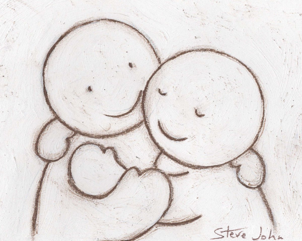 Hugs artwork 16 The Embrace by Steve John