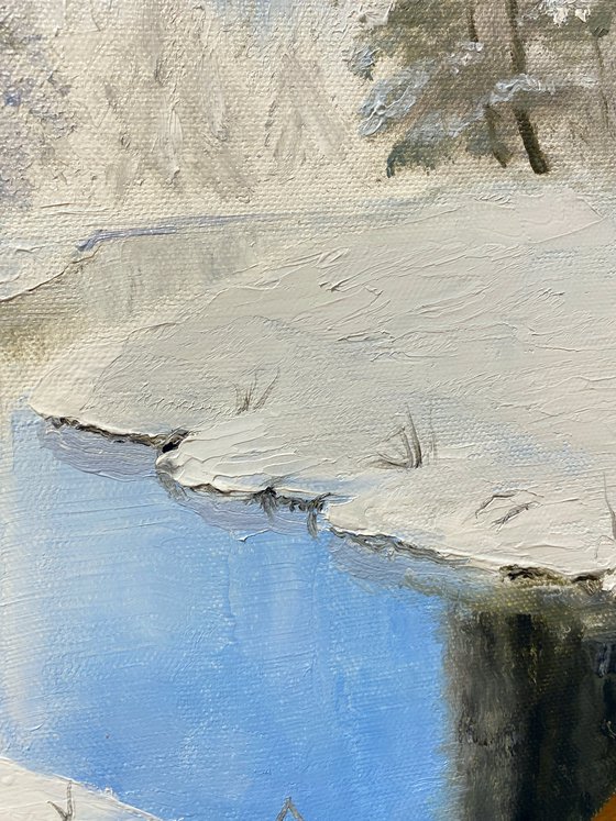 Pure Winter, 30 х 40 cm, oil on canvas