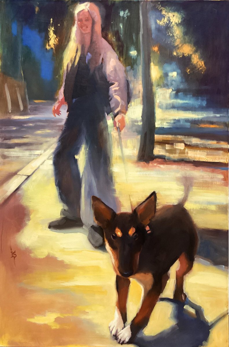 An Evening stroll by Irina Sergeyeva