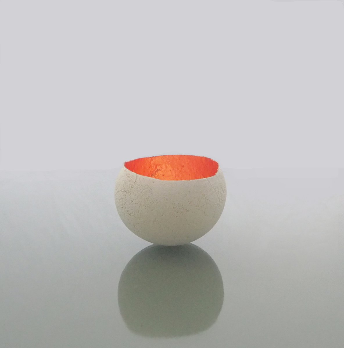 Organic Abstract Sculpture By Tracy Nicholls, 2 X 2", Glow, Original Artwork