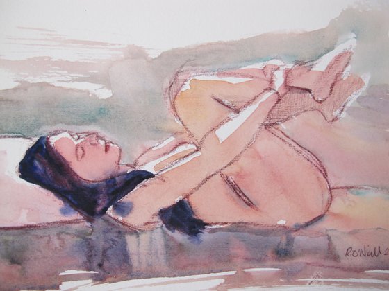 reclining female nude