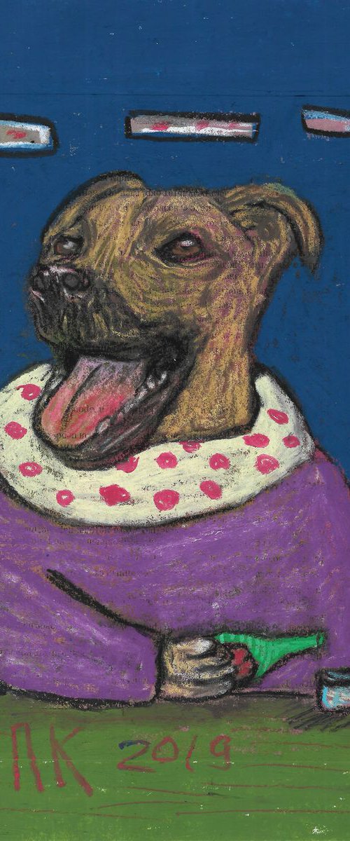 Drinking dog #53 by Pavel Kuragin