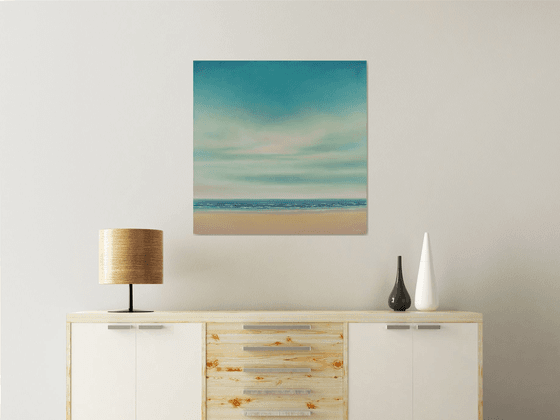 Gentle Waves - Blue Sky Seascape