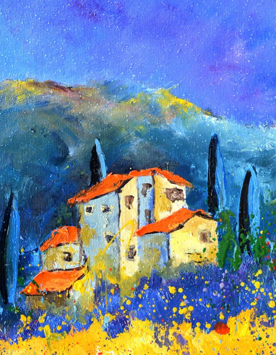Summer landscape in Provence