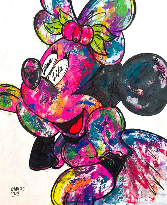 dream life ft. minnie mouse over white