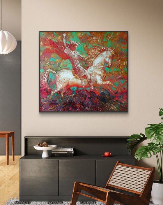 Warrior on Horseback