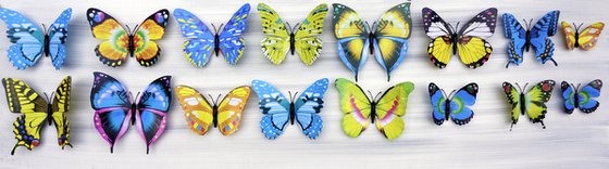 Wall Sculpture Cosmic butterflies