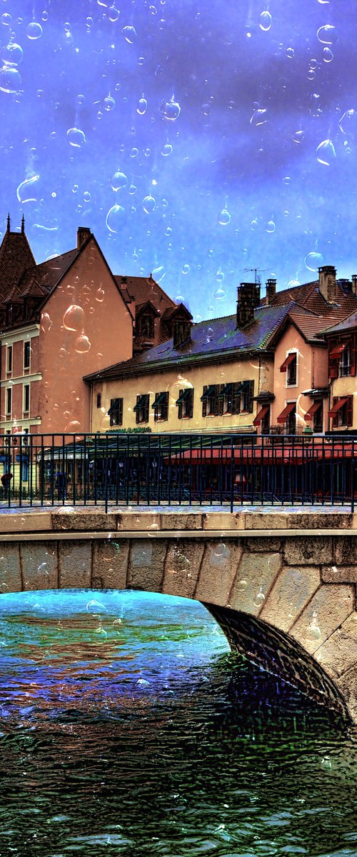 " Rainy evening. Annecy. France "  Limited Edition 1 / 15 by Dmitry Savchenko