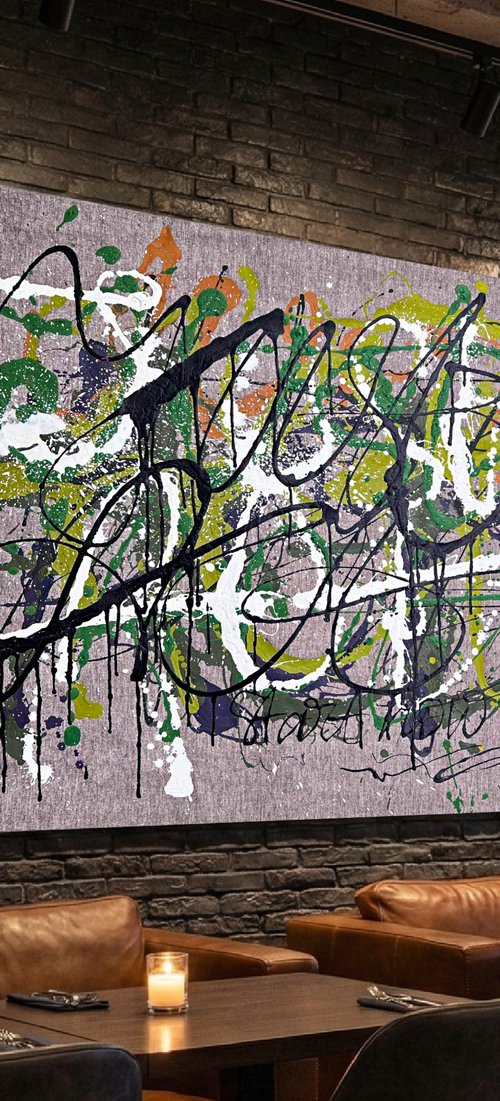 Just act - green by Bogdana Antoniuk