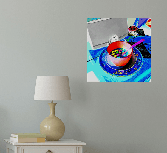 Still life with stars and keys