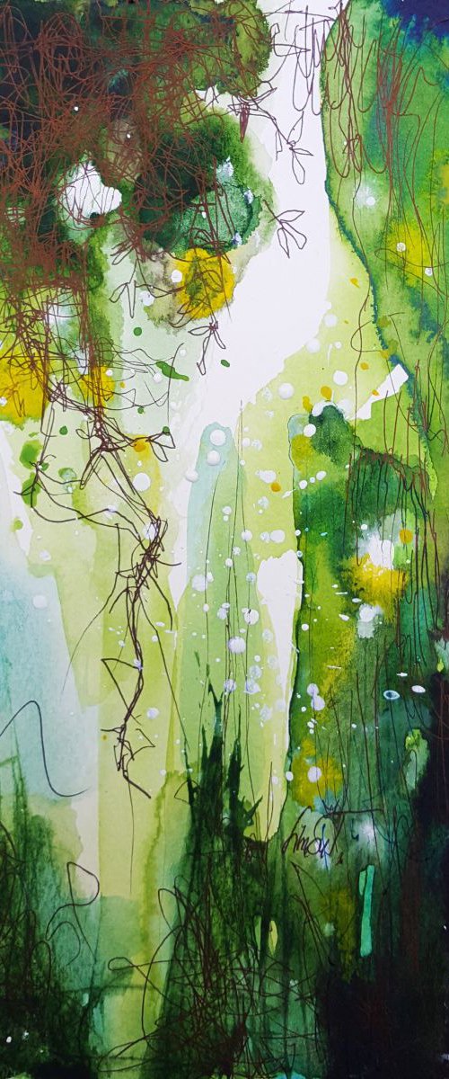 Rain in the forest. by Simon Tünde