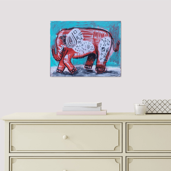 Orange Elephant