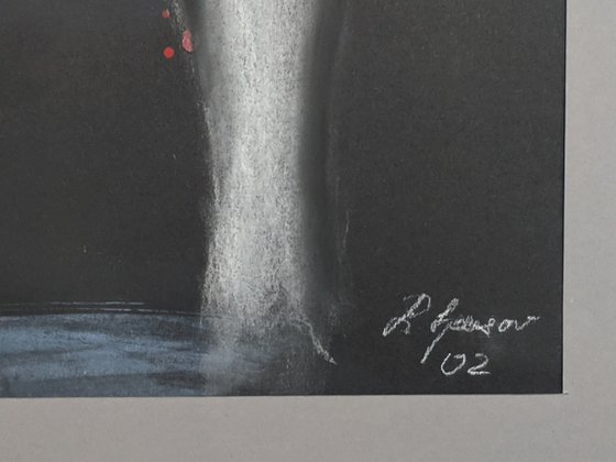 Dry Pastel Nude Study.