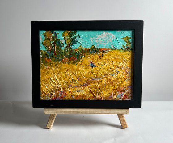 Sunny day in the field