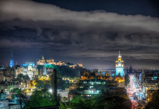 Pure Barry! - Metal Print - Ready To Hang - Night Long Exposure HDR - Scotland