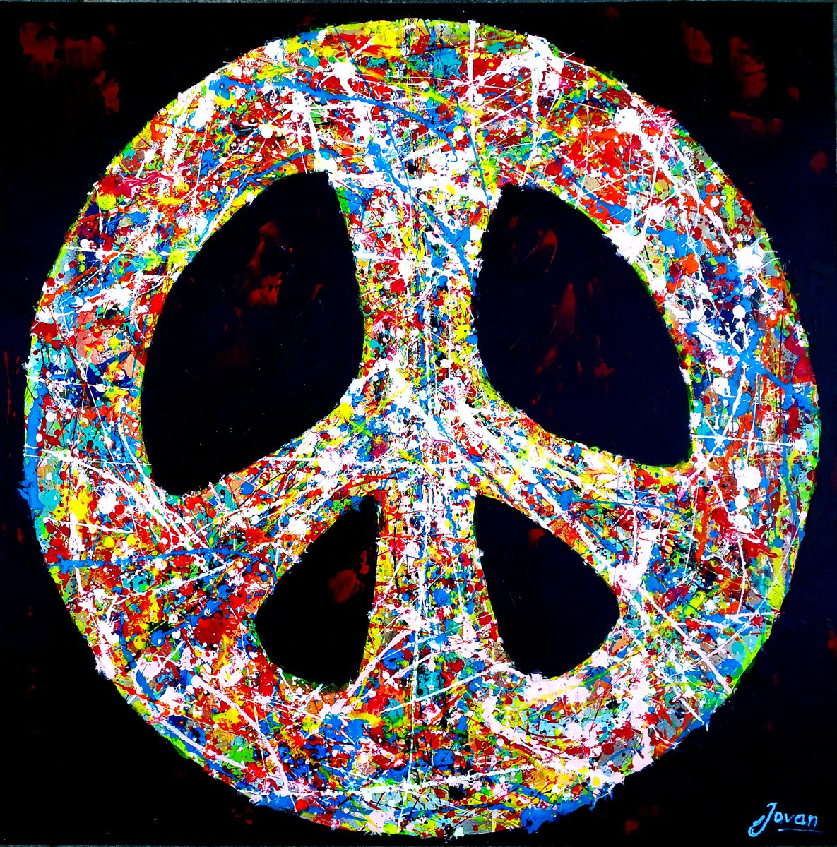 Colors of peace and love by Jovan Srijemac