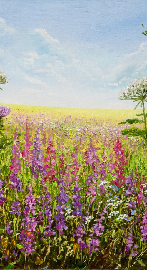 Meadow flowers by Tetiana Vysochynska