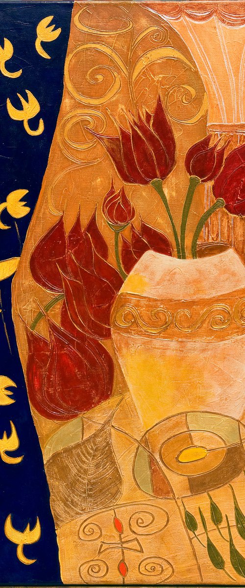 Interior with vases by Diana Rosa