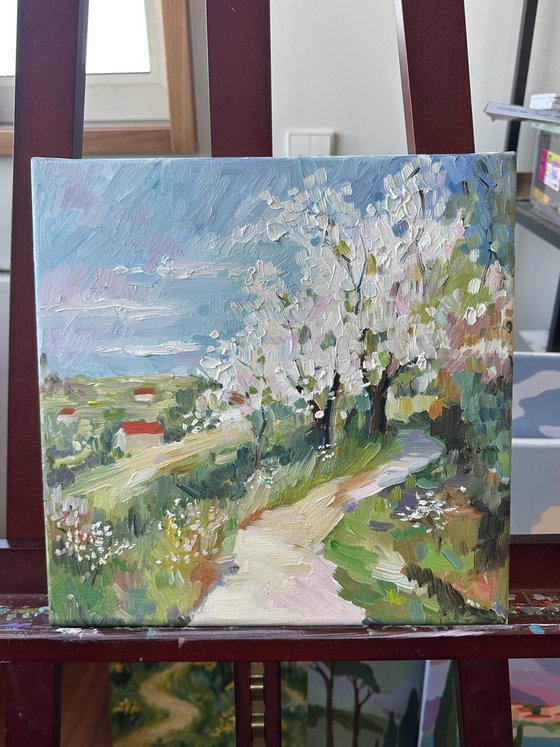 Spring House Landscape