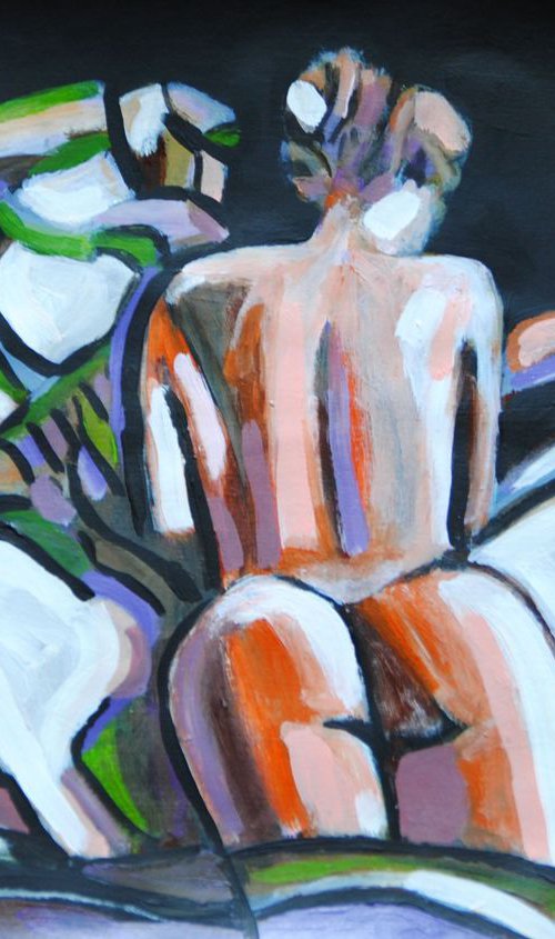 Nude # 188 AP / 41.5 X 29.5 by Alexandra Djokic