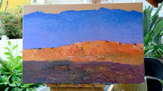 Evening Light. Desert