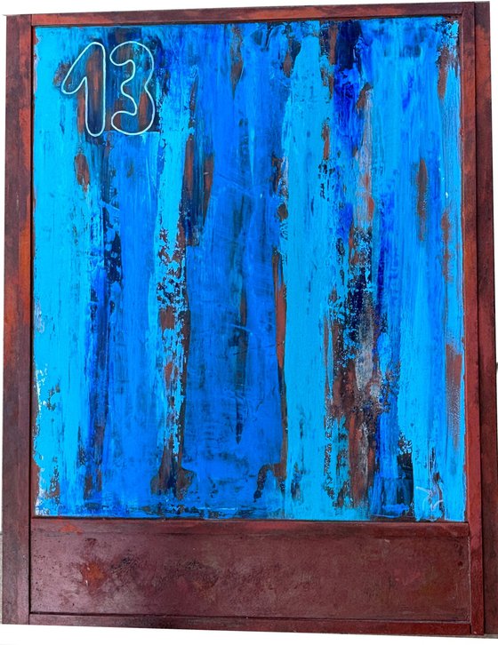 Rusty 13th door