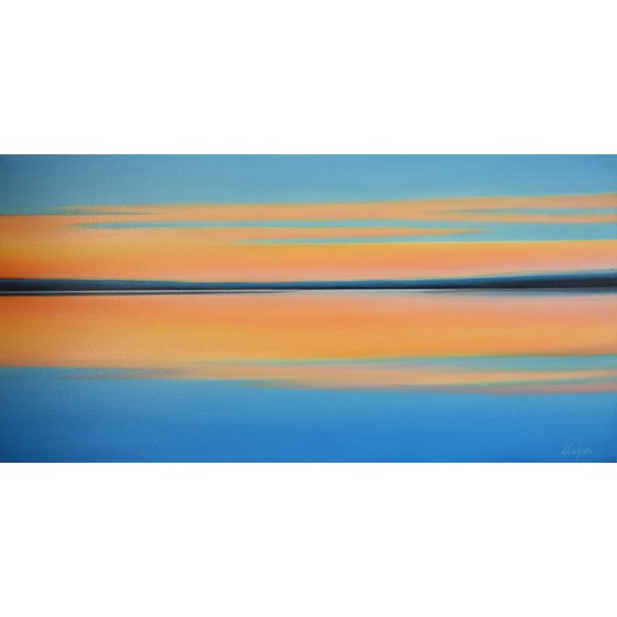 Orange into Blue - Seascape