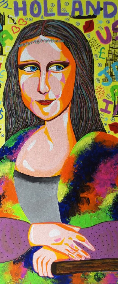 Monalisa !! Pop Art !! by Amita Dand