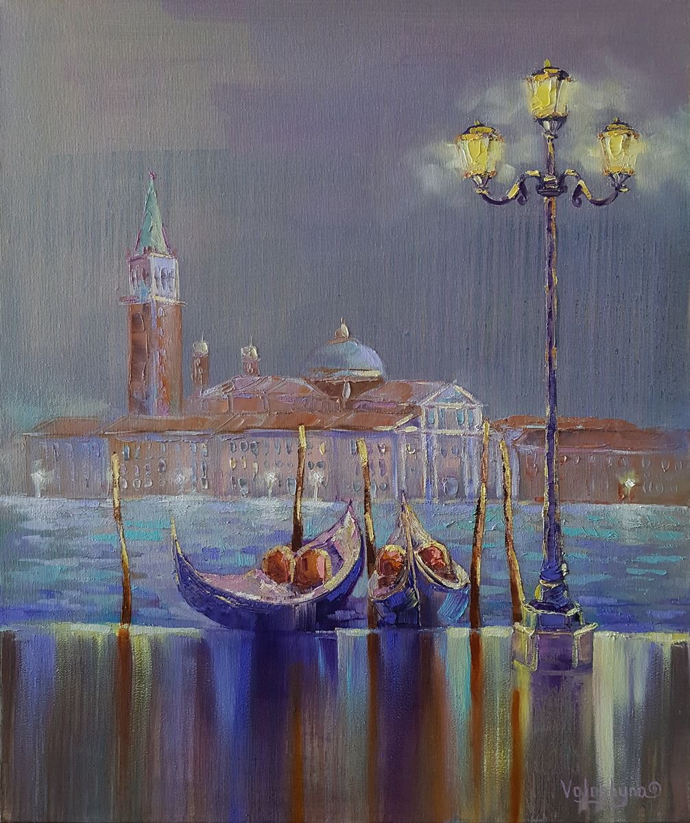 Venice. Evening by Mary Voloshyna
