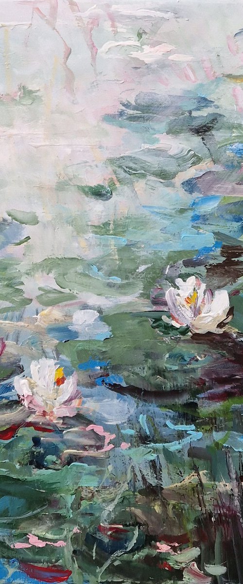 Water lily pond II by Irina Laube