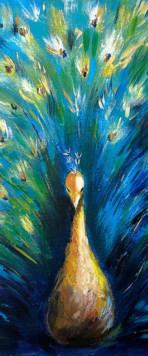 The Peacock by Catherine Varadi