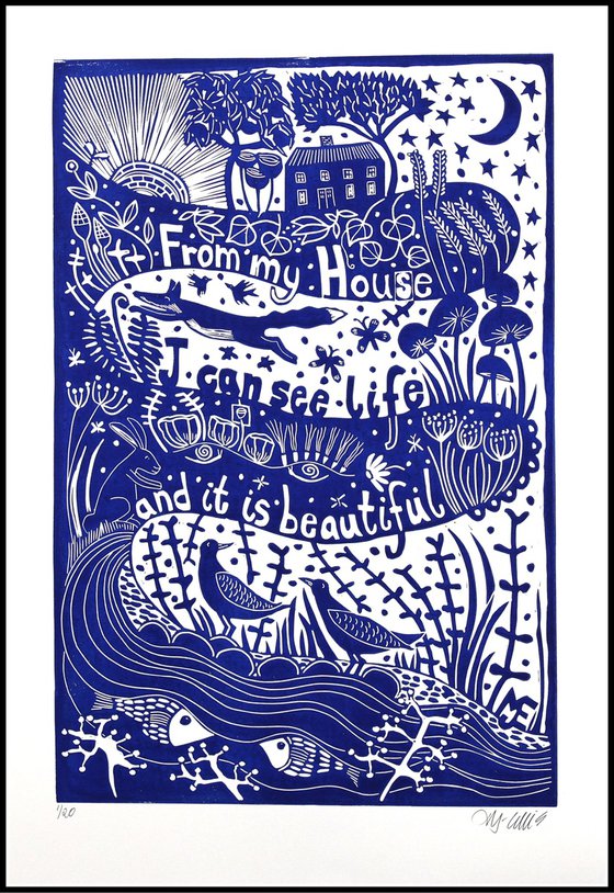 I can see life and it is beautiful