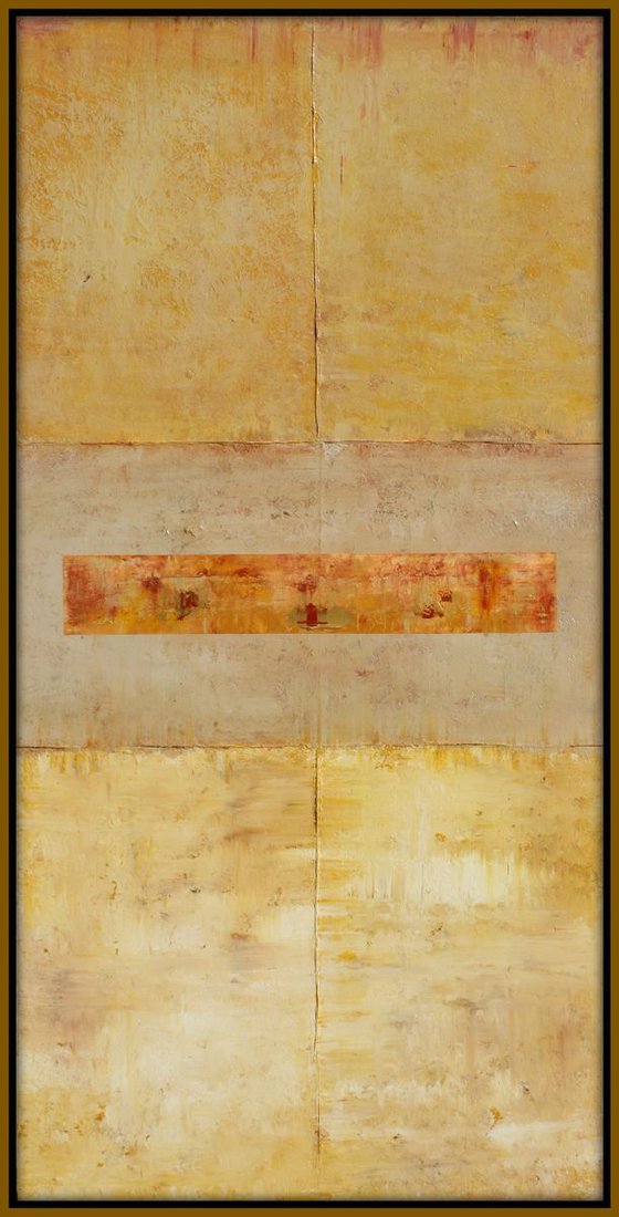 Abstract Concept Gold Red Ochre I