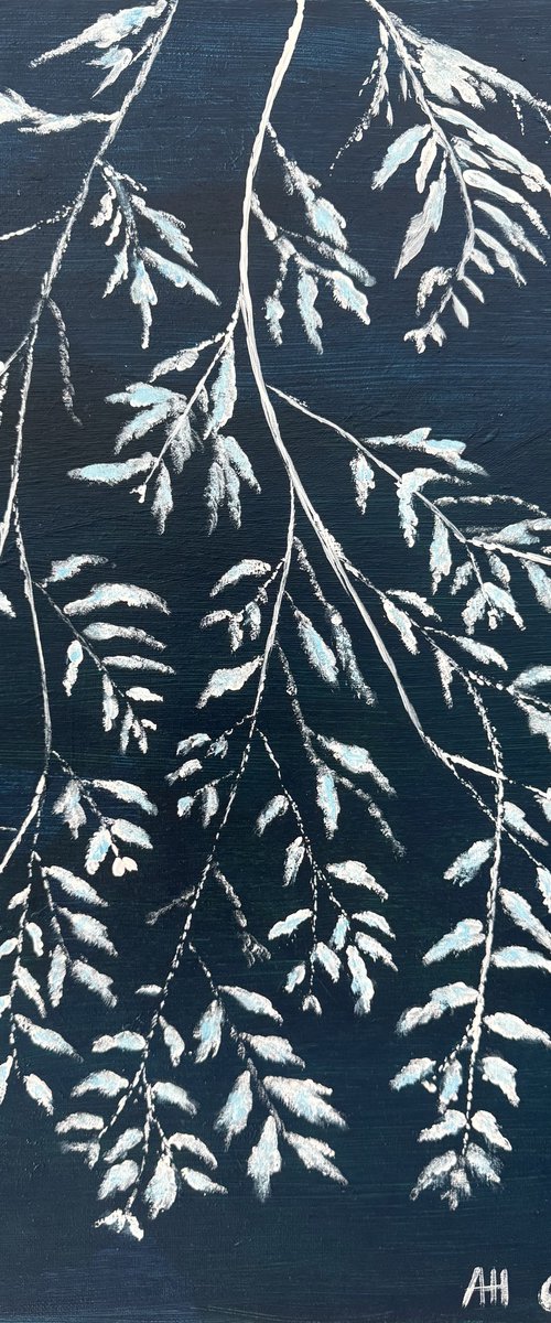 Blue fern by Alan Horne Art Originals