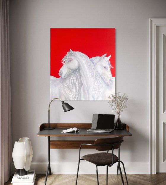 White horses