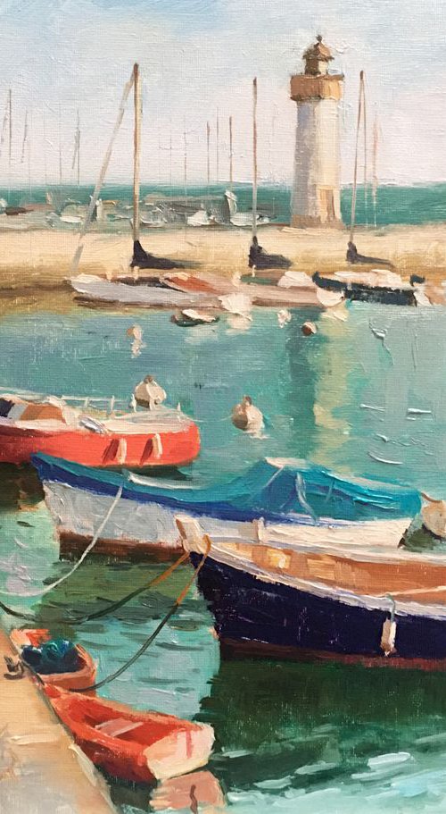 France Harbour - Quiberon by Ling Strube