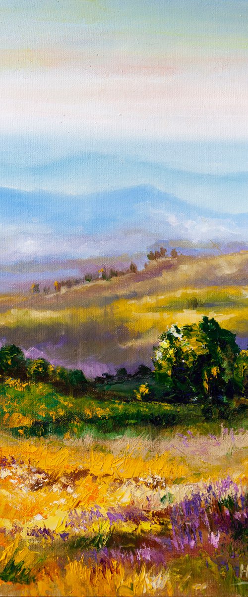 Sunny landscape by Aleksandr Neliubin