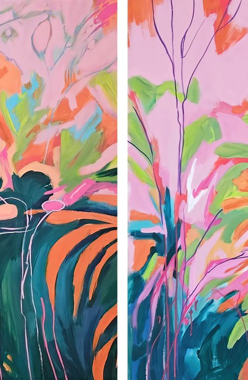 After rain #5, diptych by V+V Kniazievi