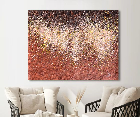 Morning cappuccino with foam